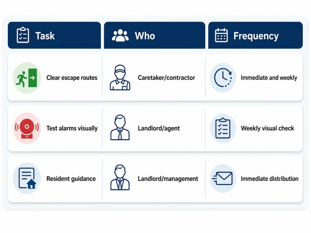 Immediate Fire‑Risk Steps Landlords Can Take Before the Assessment